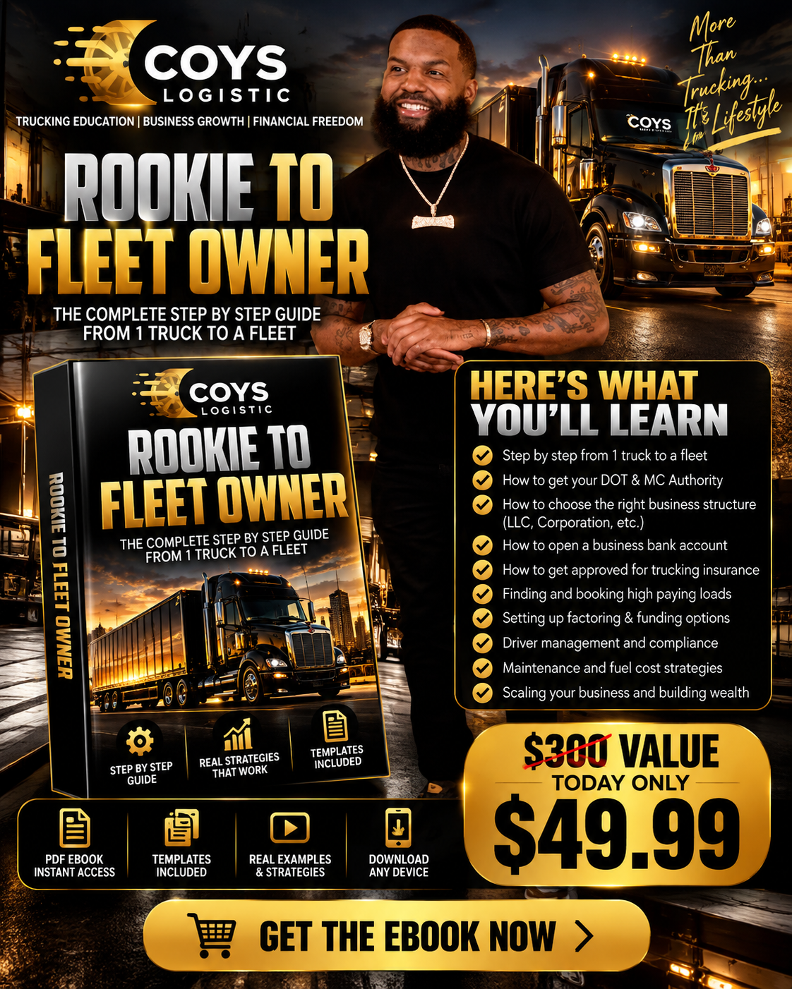 Rookie to fleet owner